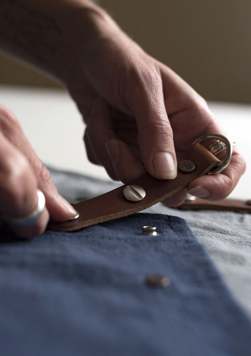Original Apron with Leather Straps