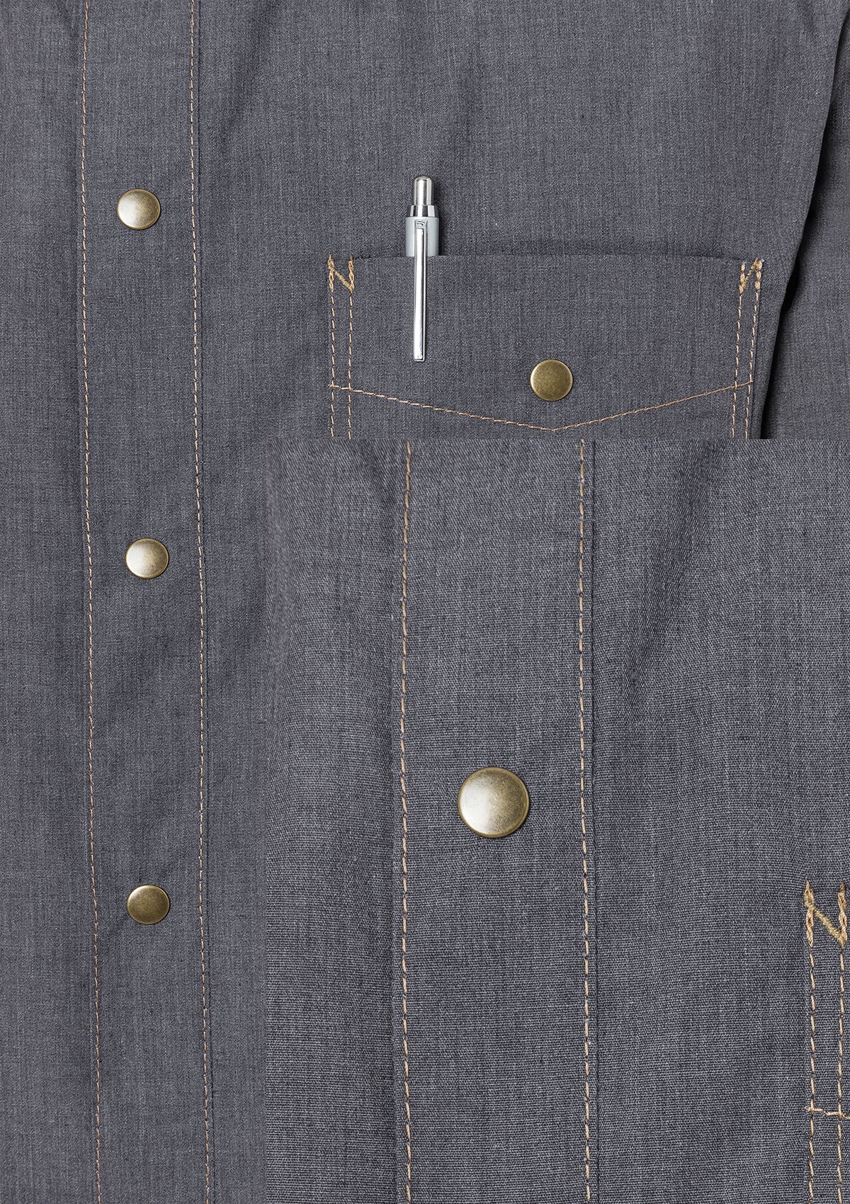 Chef Shirt Button-Down & Long-Sleeved Jeans-Style For Men