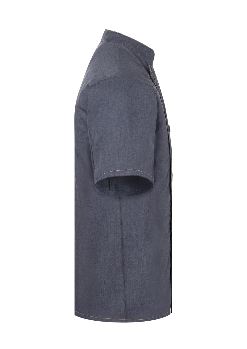 Double-Breasted & Short-Sleeved Chef Jacket Jeans-Style For Men