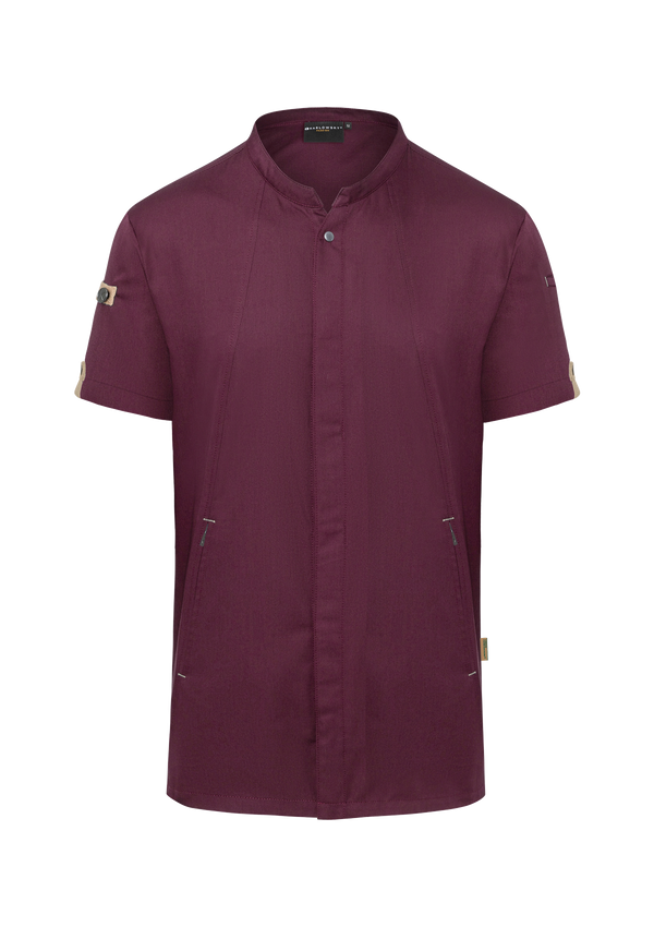 Short-Sleeved Sustainable Chef's Shirt Green-Generation For Men