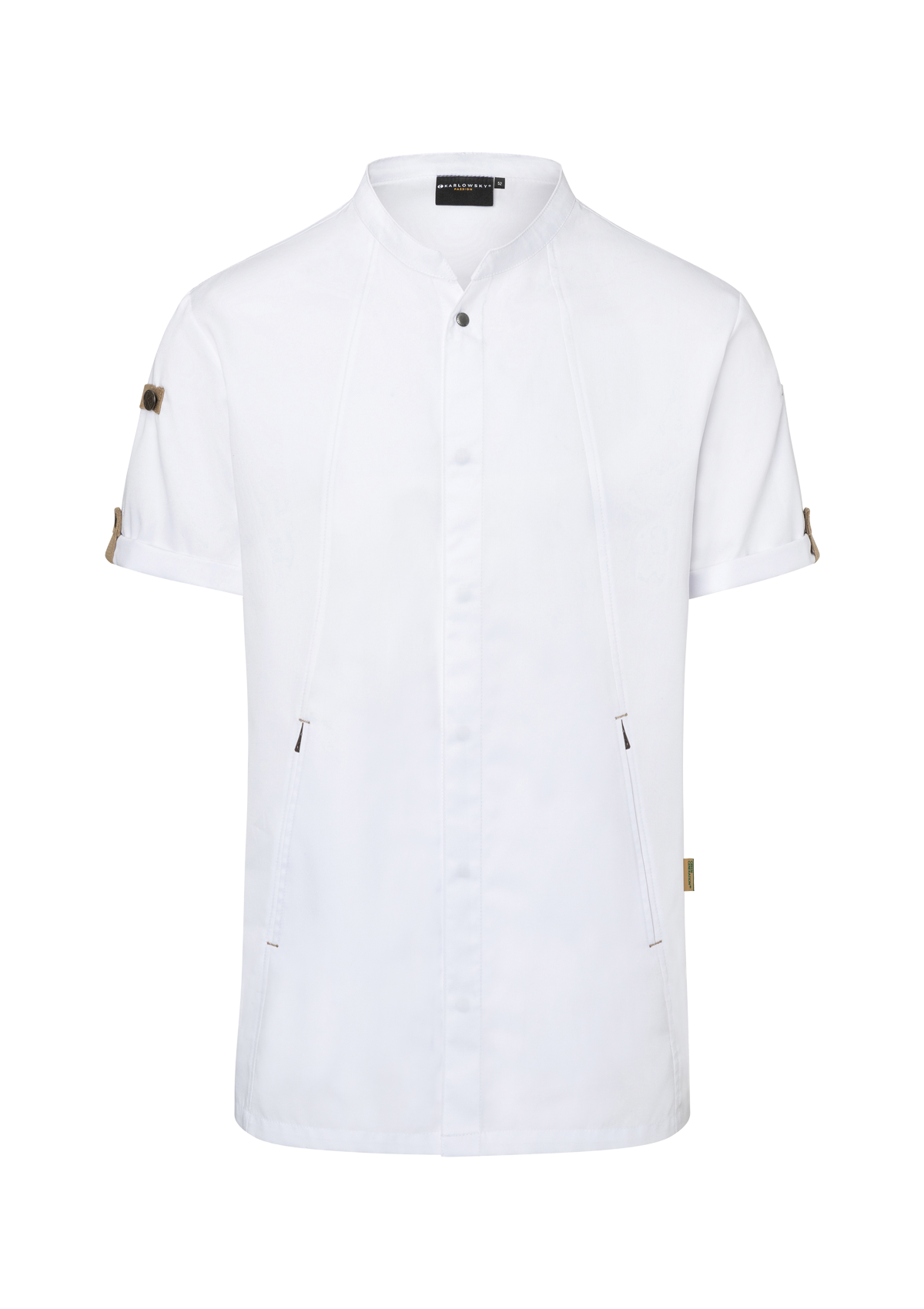 Short-Sleeved Sustainable Chef's Shirt Green-Generation For Men
