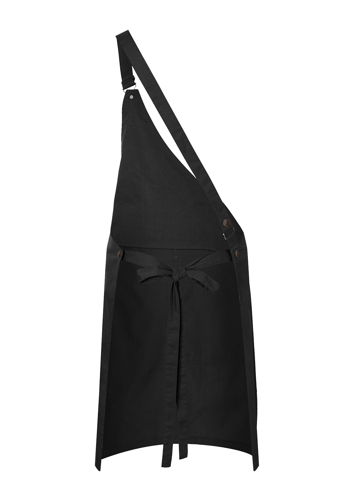 Asymmetrical Bib Apron Classic with Pocket