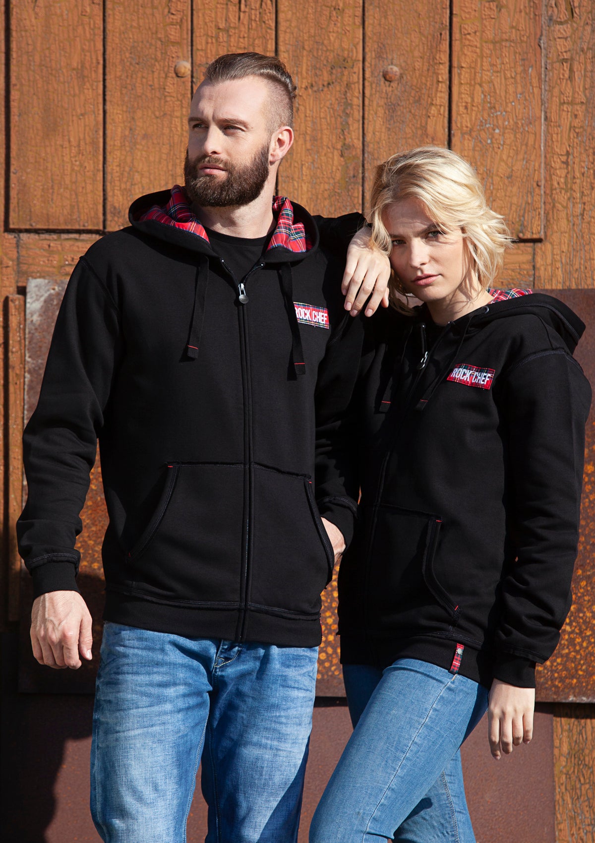 Unisex Hooded Sweat Jacket ROCK CHEF®