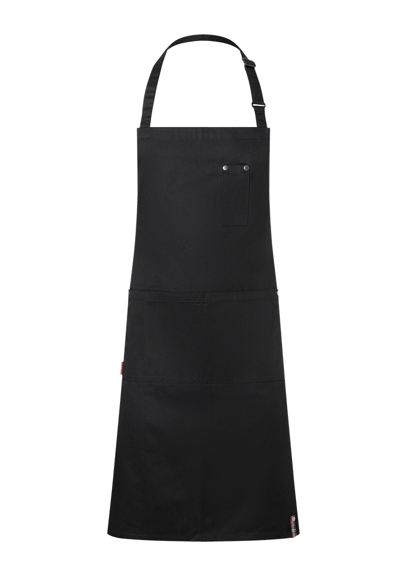 Bib Apron ROCK CHEF® with Buckle and Pockets