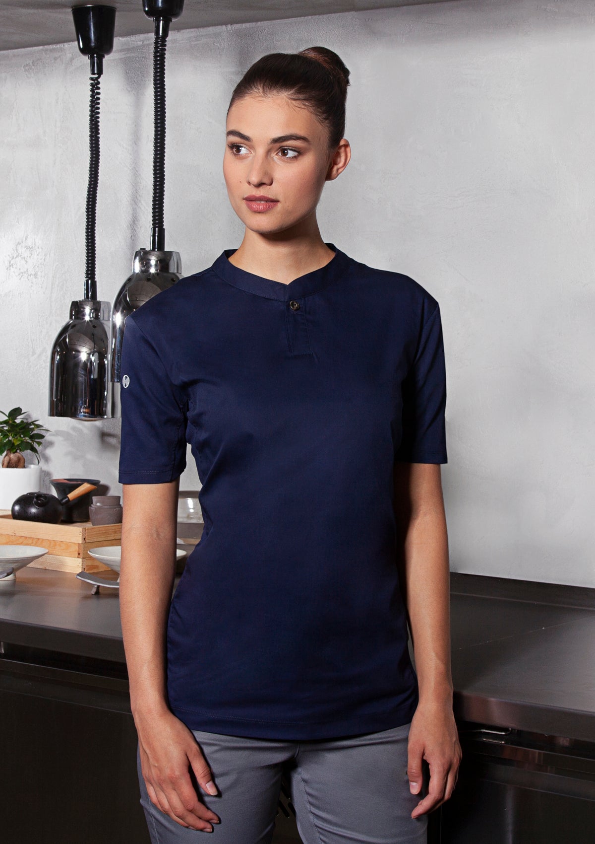 Slim-Fit & Short-Sleeved Shirt Performance For Women