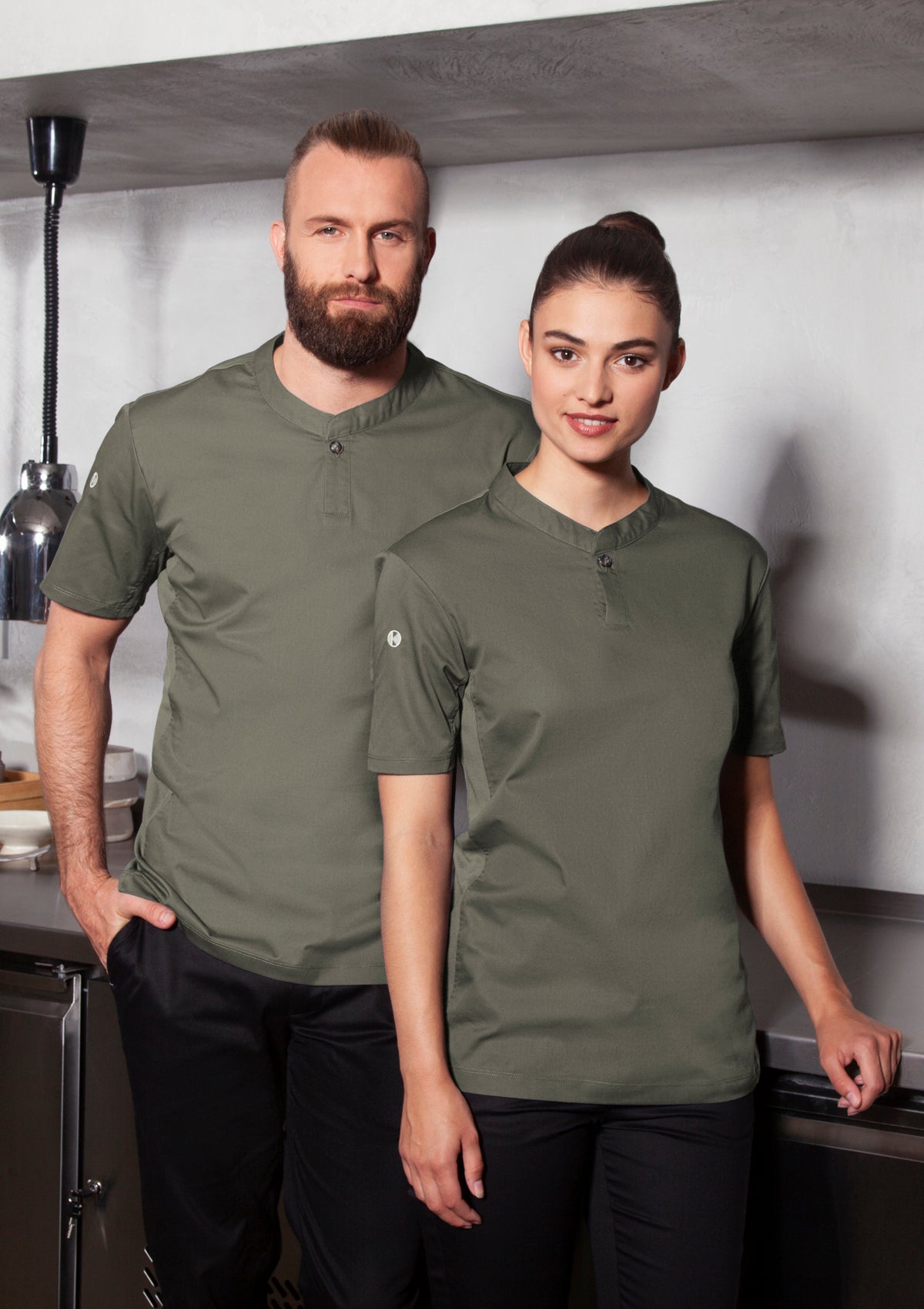 Chef Shirt Performance Slim-Fit & Short-Sleeved For Women