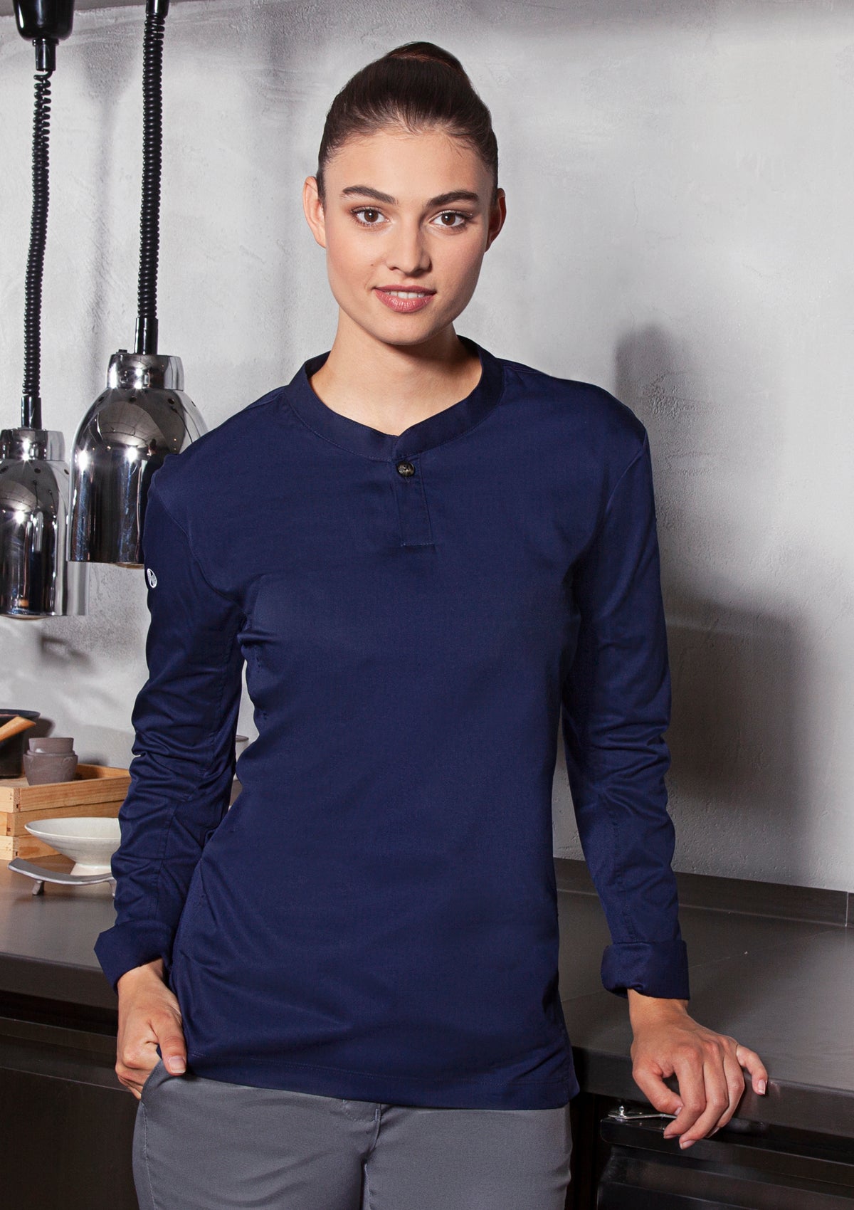 Long-Sleeved Chef's Shirt Performance For Women. By Karlowsky