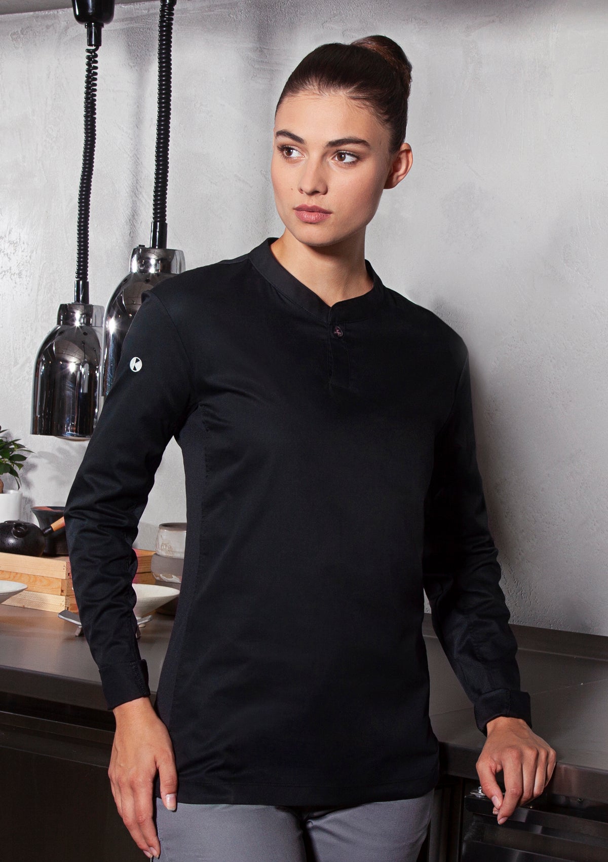 Chef Shirt Performance Slim-Fit & Long-Sleeved For Women