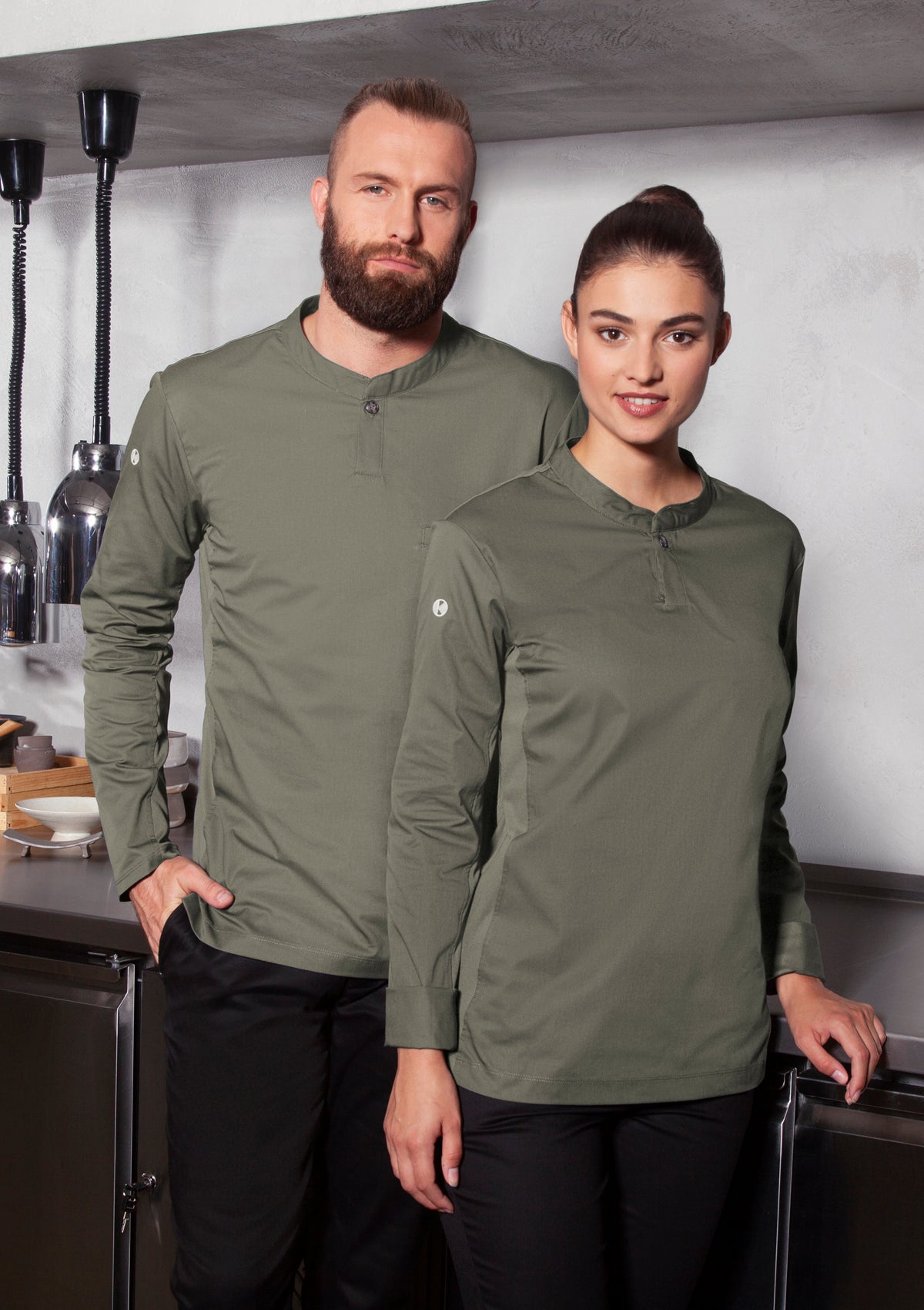 Chef Shirt Performance Slim-Fit & Long-Sleeved For Women