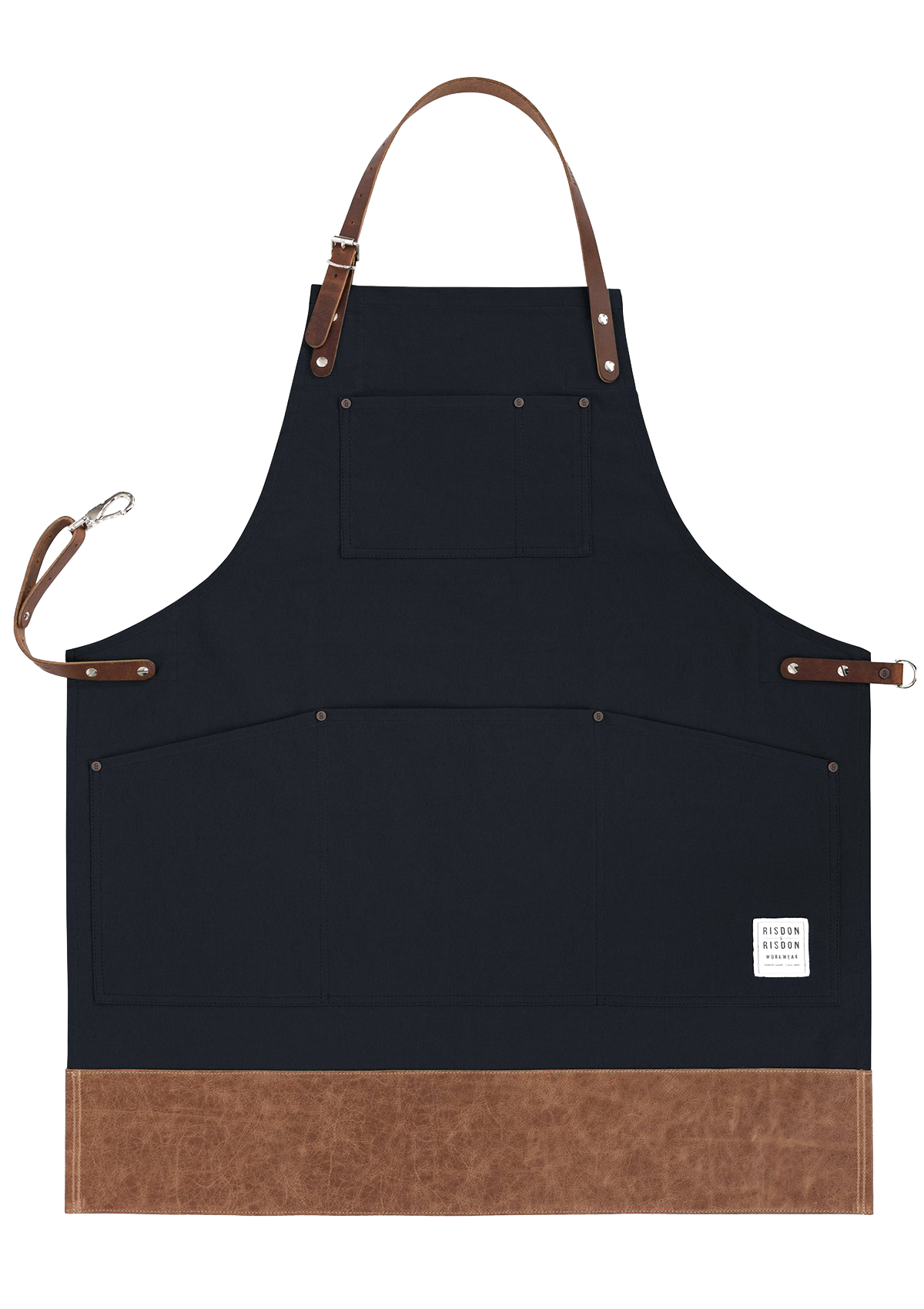 Original Apron with Leather Straps and Trim