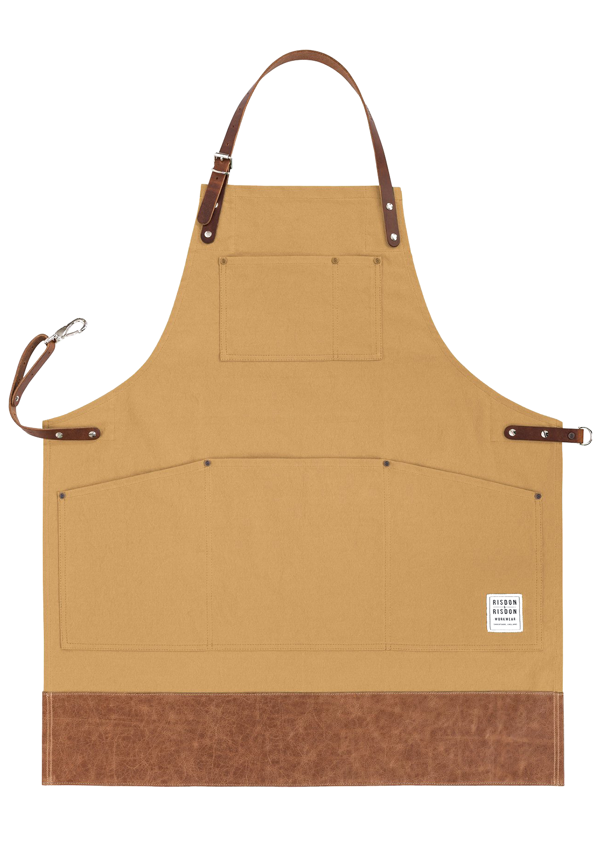 Original Apron with Leather Straps and Trim