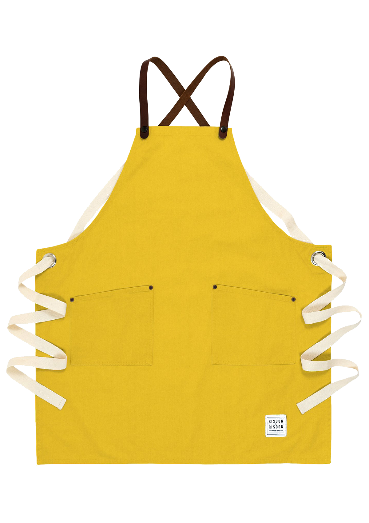 Handcrafted Apron Studio with Leather Straps Unisex
