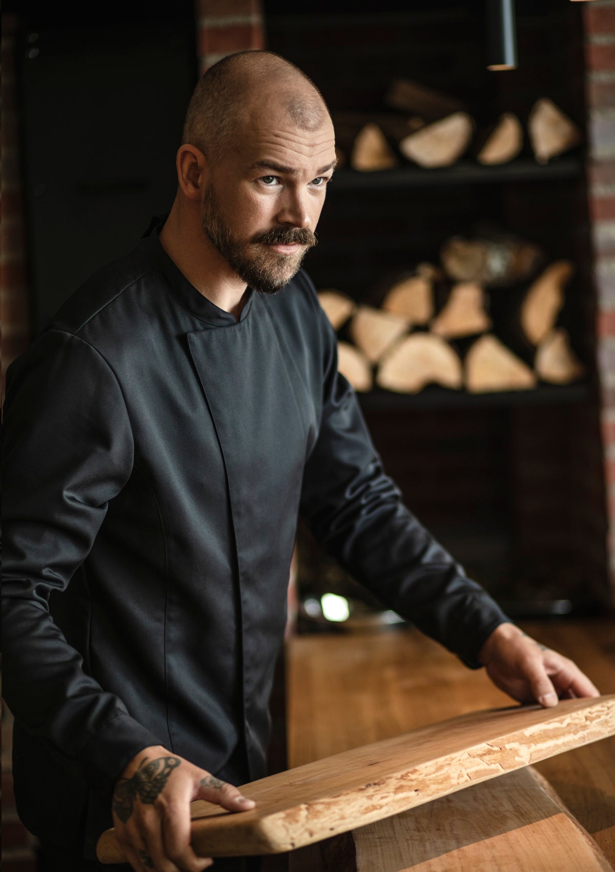 Men's Chef Jacket in Stretch For Improved Mobility