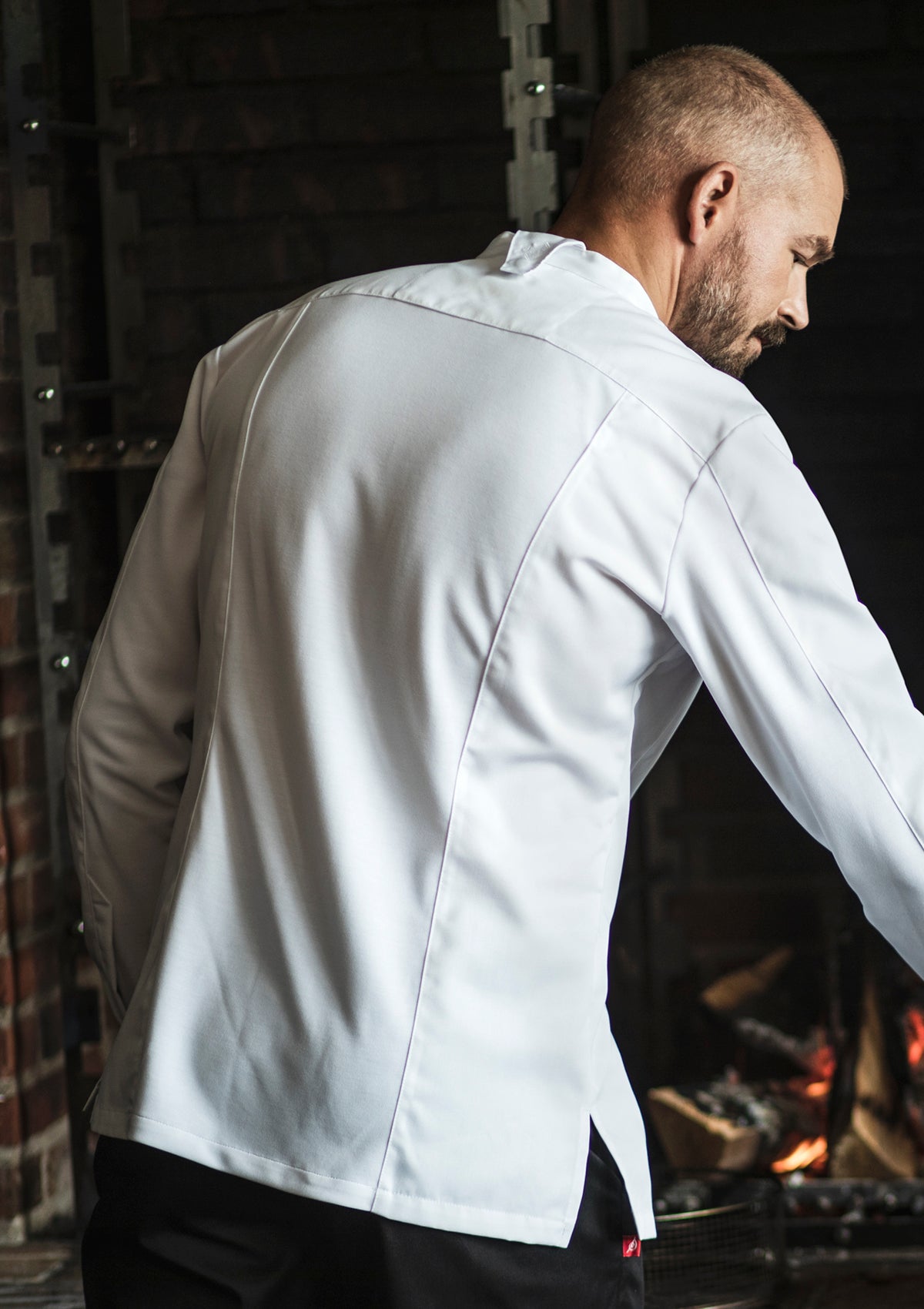 Men's stretch chef's jacket